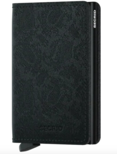 Slimwallet Paisley Black
