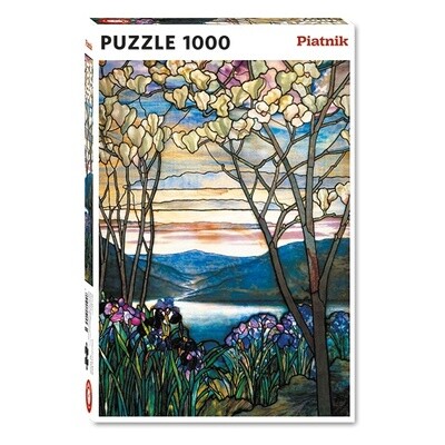 80-05520 1000pc. Tiffany magnolias &amp; Irises
