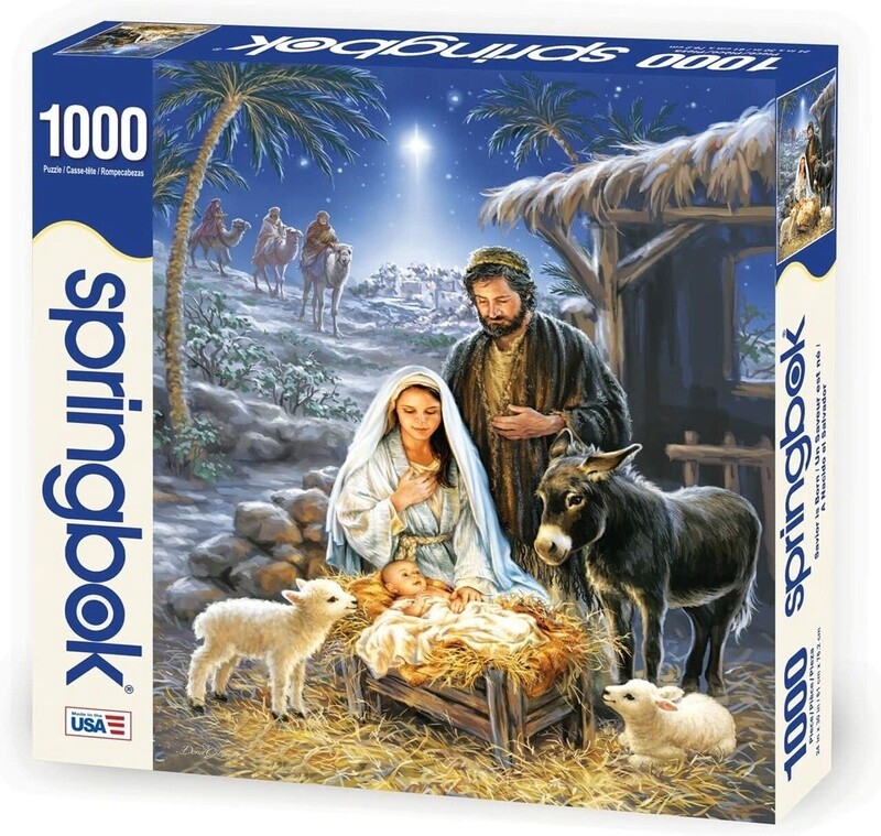 SP-3410784 X 1000PC PUZZLE-SAVIOR IS BORN EACH