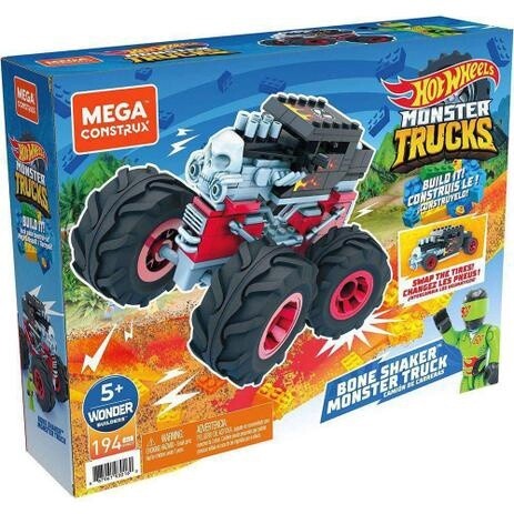 MATLGVM14 MEGA CONSTRUX - HOT WHEELS MONSTER TRUCKS ASST 194PCS