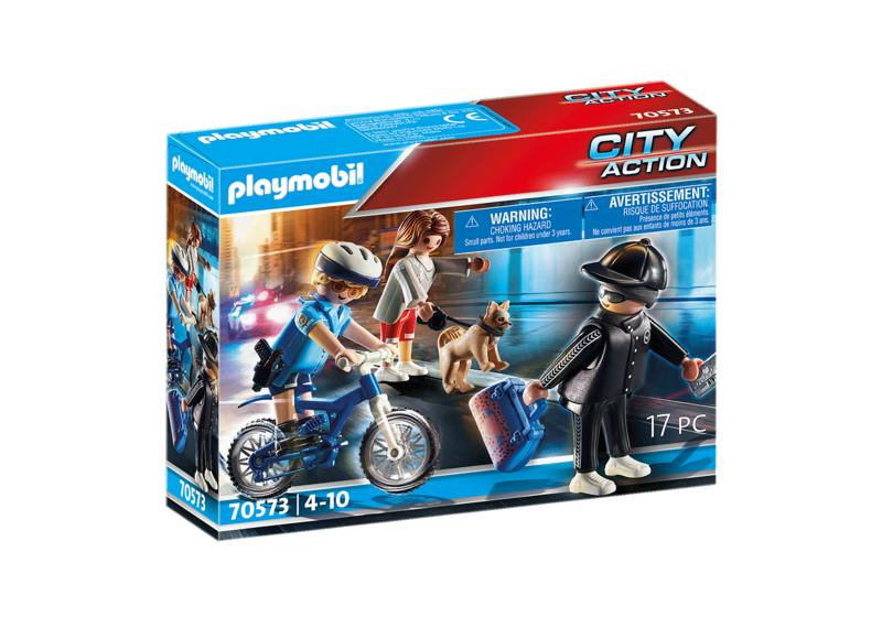70573 Police Bicycle with Thief