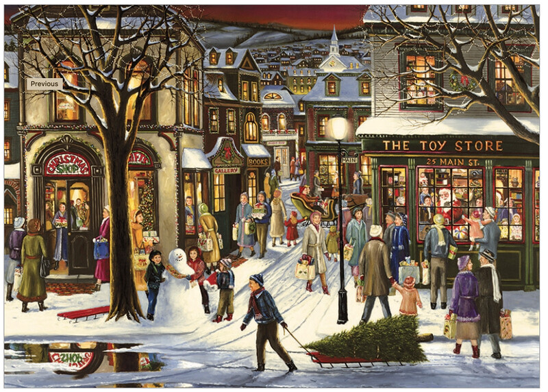 58873 Downtown Christmas (tray)