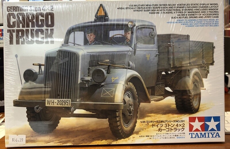 799-35291 GERMAN 3TON 4X2 CARGO TRUCK