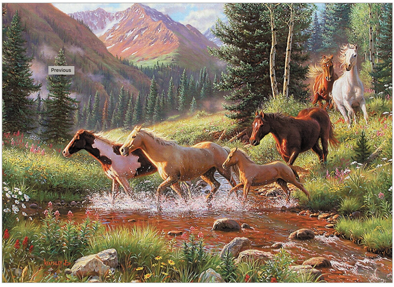 58875 Horse Stream (tray)