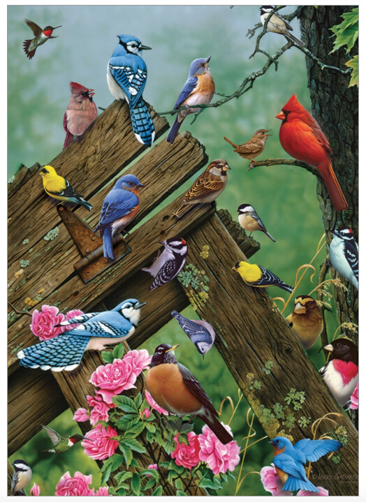58889 Wildbird Gathering (tray)