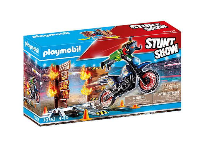 70553 Stunt Show Motocross with Fiery Wal