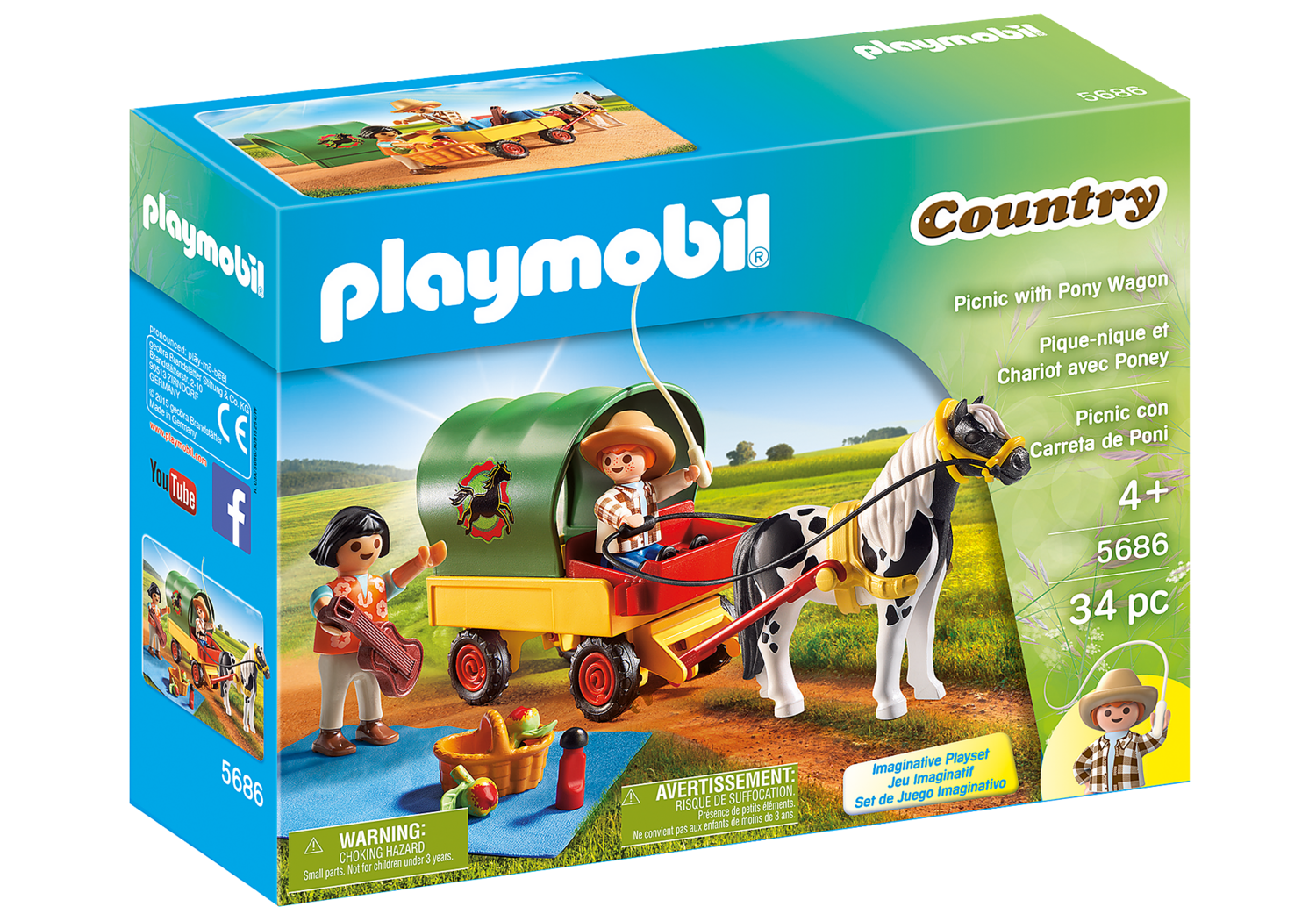 5686 Picnic with Pony Wagon