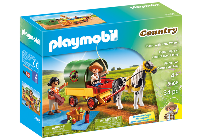 5686 Picnic with Pony Wagon
