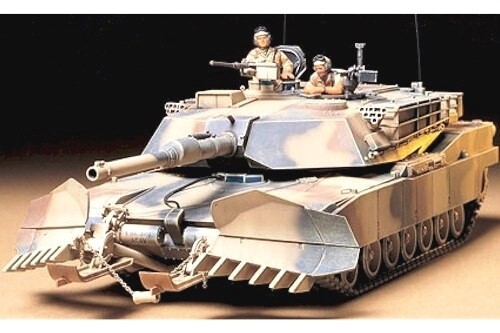 799-35158 US M1A1 ABRAMS W/MINE PLOW