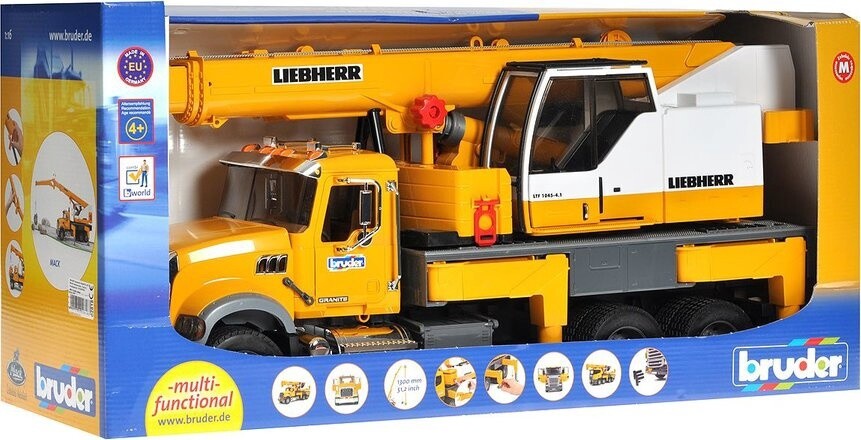 02818 MACK Granite Liebherr Crane Truck