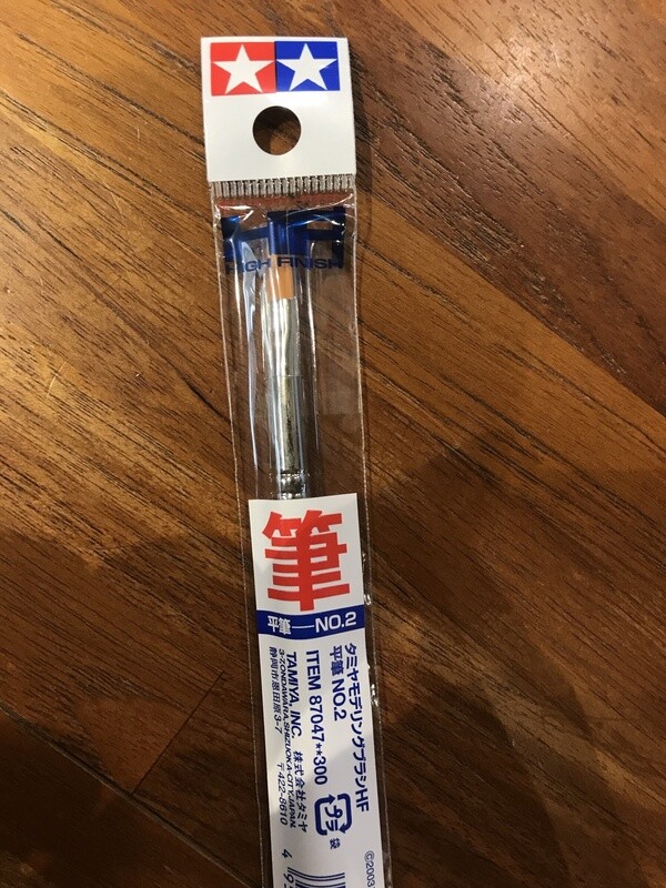 799-87047 HIGH FINISH FLAT BRUSH NO.2
