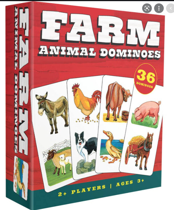 19201 Farm Animal Dominoes