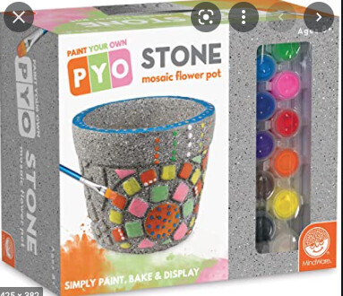 MW-96963 Paint-Your-Own Stone: Flower Pot