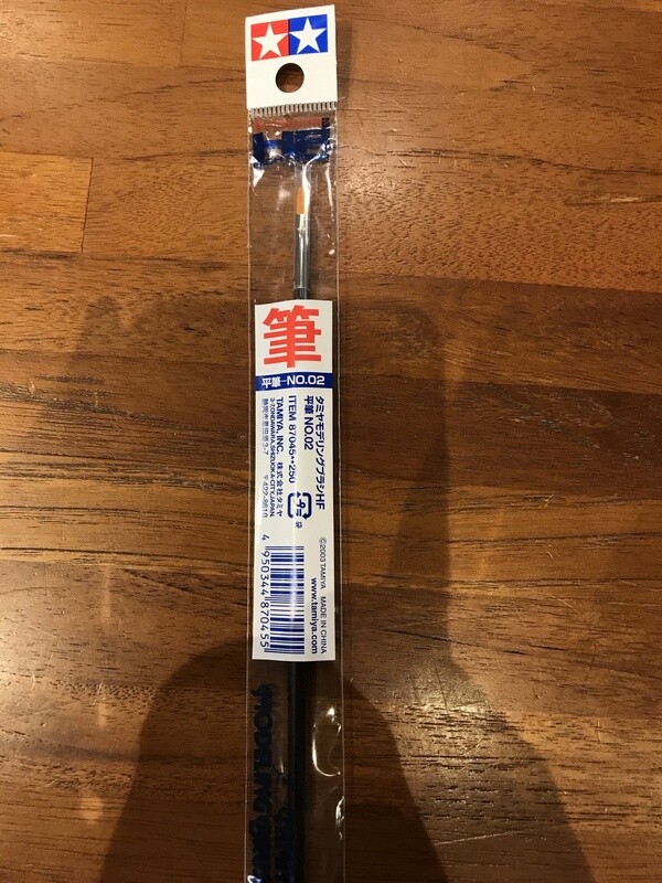 799-87045 HIGH FINISH FLAT BRUSH NO.02