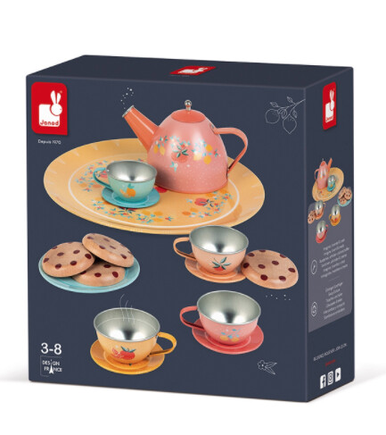 J06596 METAL TEA SET