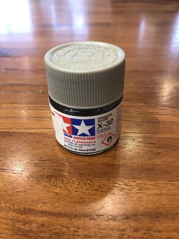 799-81532 X-32 TITANIUM SILVER MINI