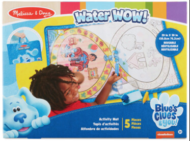 MDL33021 BLUES CLUES &amp; YOU WATER WOW ACTIVITY MAT