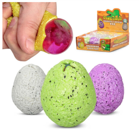141298 DINOSAUR SQUEEZE AND REVEAL EGG (MULTI)