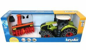 03017 Claas Axion 950 w snow chains/ snow blower