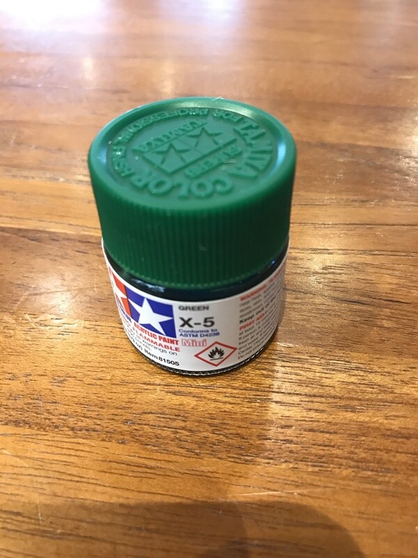 799-81505 X-5 LEAF GREEN ACRYLIC GLOSS MINI