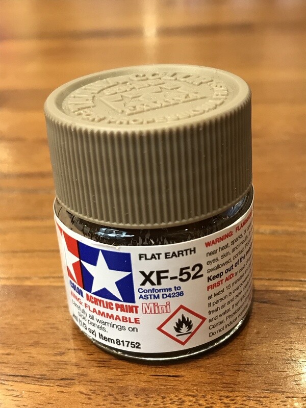 799-81752 XF-52 EARTH ACRYLIC FLAT MINI