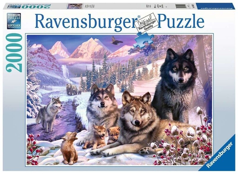16012 Wolves in the Snow 2000 pc
