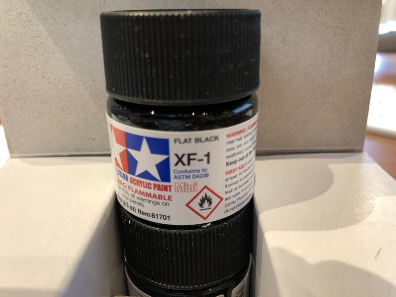 799-81701 XF-1 FLAT BLACK ACRYLIC MINI