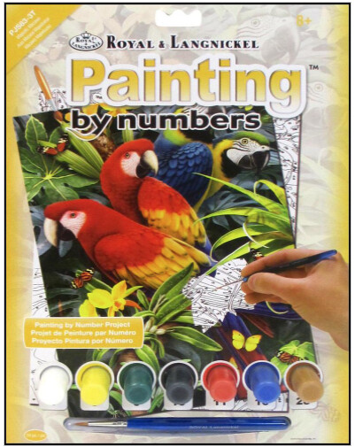 R-94335 PBN Majestic Macaws