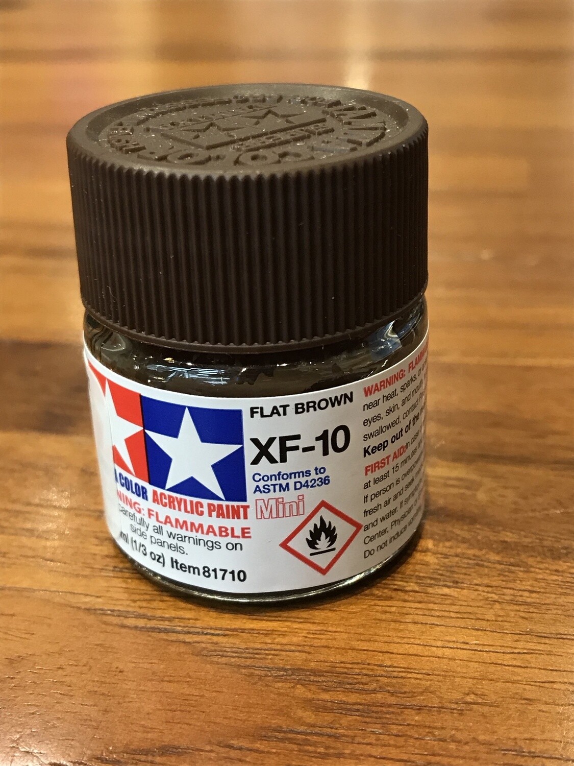 799-81710 XF-10 FLAT BROWN ACRYLIC MINI