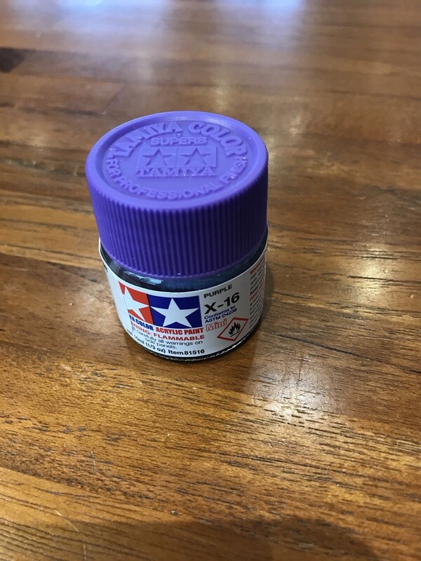 799-81516 X-16 PURPLE ACRYLIC GLOSS MINI