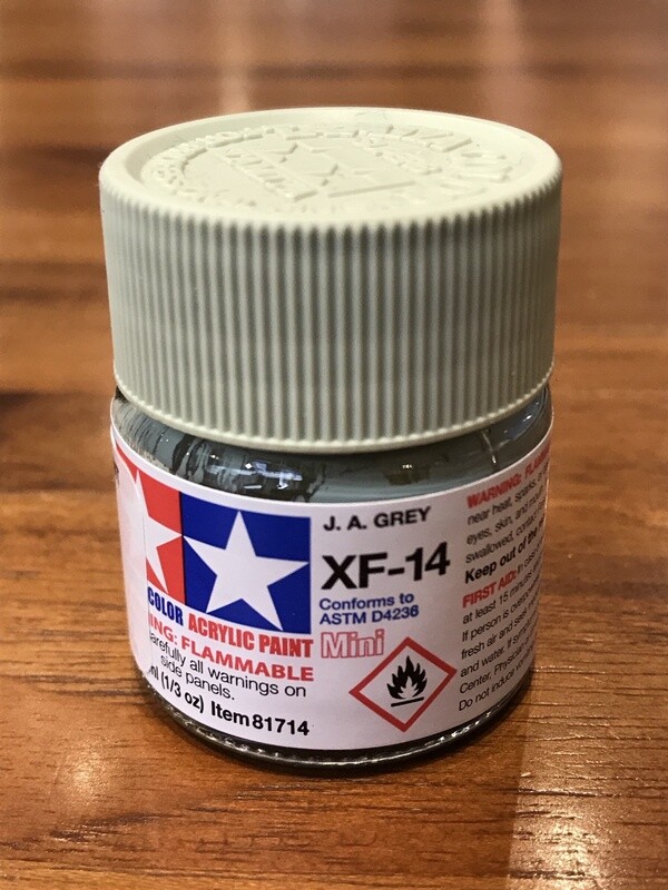799-81714 XF-14 FLAT ARMY U/W GREY MINI