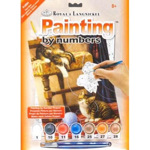 R-06985 PBN Playful Kittens