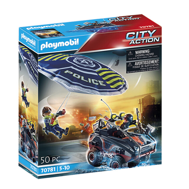 70781 Police Parachute with Amphibious Vehicle