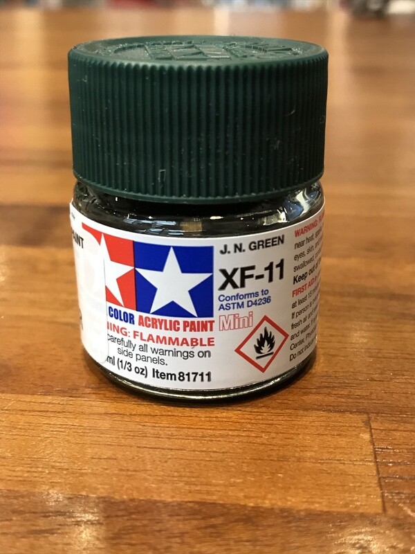 799-81711 XF-11 NAVY GREEN ACRYLIC MINI