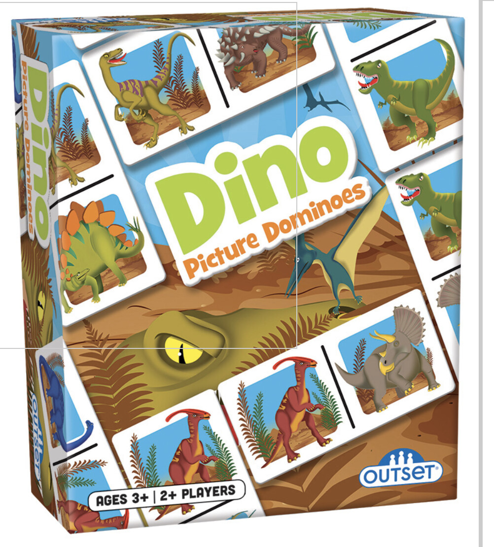 19209 Picture Dominoes: Dino