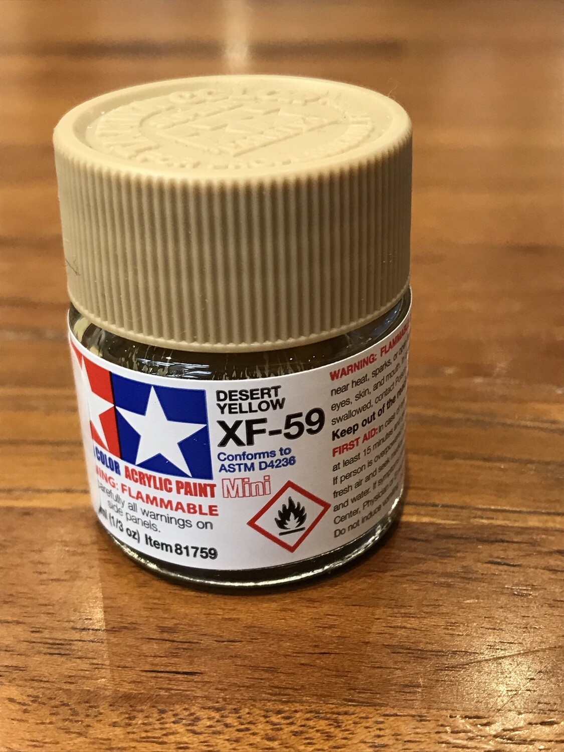 799-81759 XF-59 DESERT YELLOW FLAT MINI