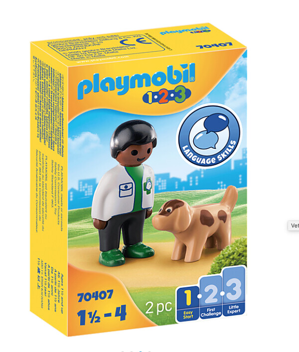 70407 Vet with Dog