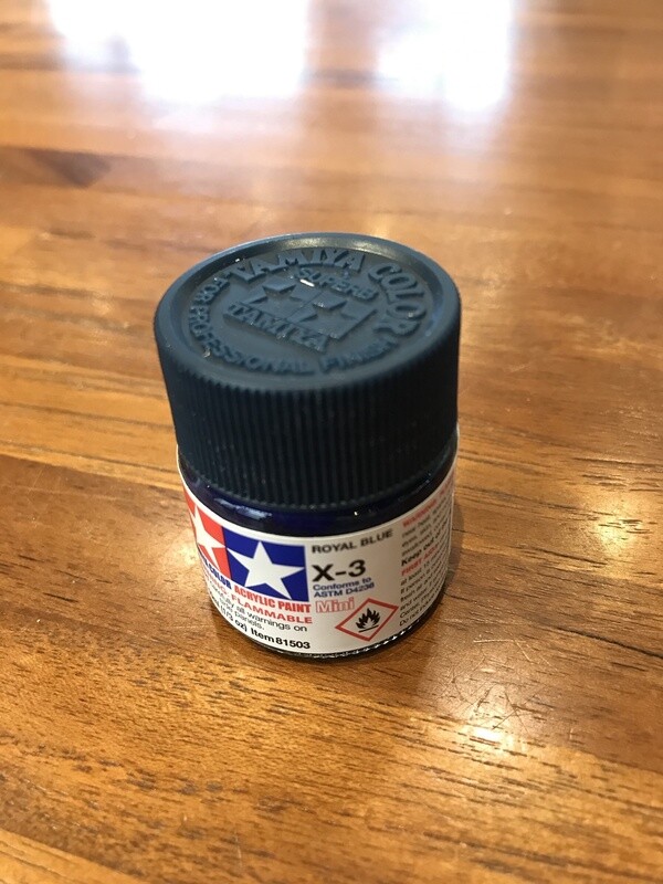 799-81503 X-3 ROYAL BLUE ACRYLIC GLOSS MINI