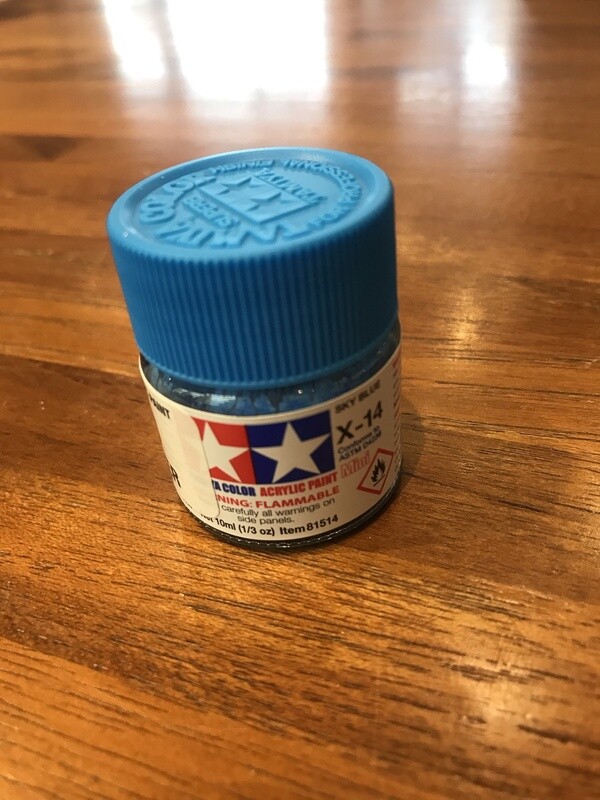 799-81514 X-14 SKY BLUE ACRYLIC GLOSS MINI