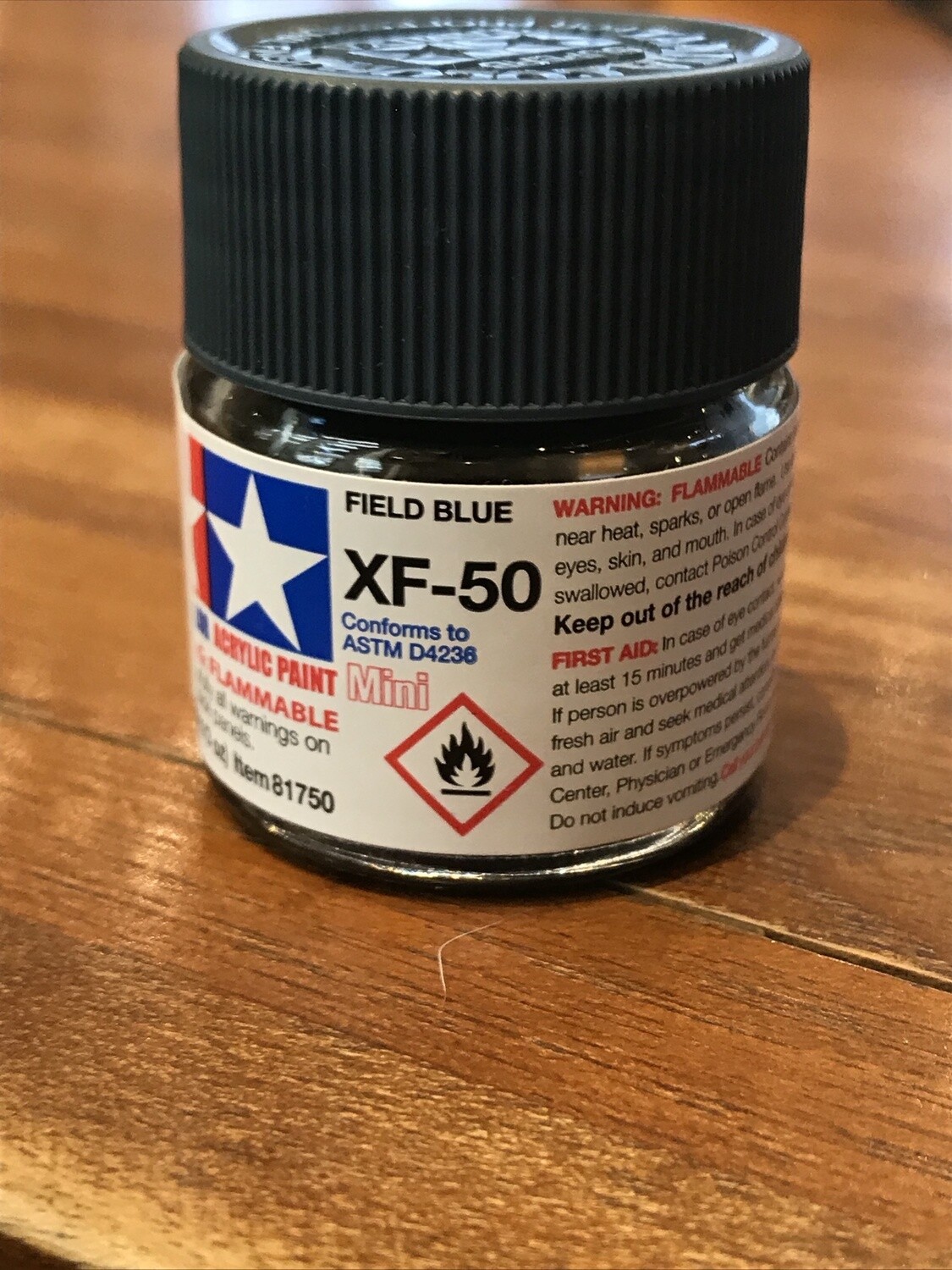 799-81750 XF-50 FIELD BLUE ACRYLIC FLAT MINI