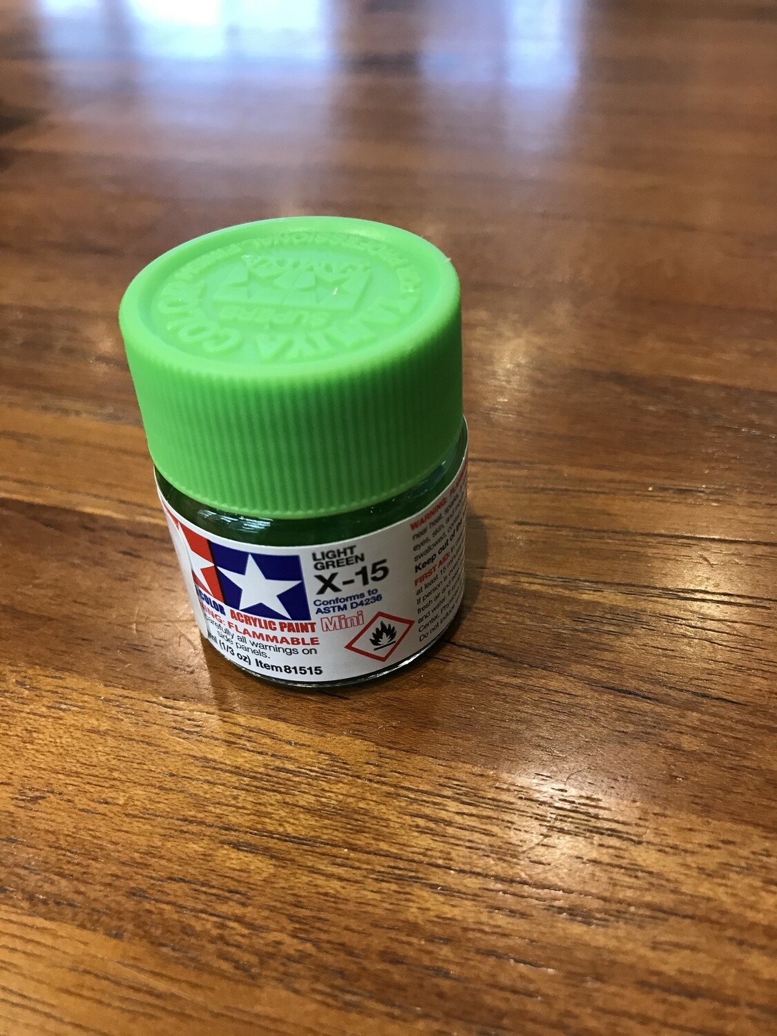 799-81515 X-15 LIGHT GREEN ACRYLIC GLOSS MINI