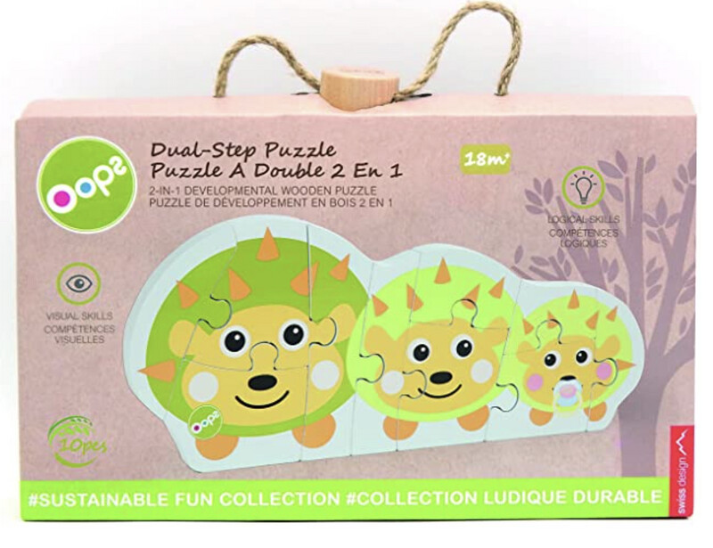 OP1601724 DUAL STEP PUZ HEDGEHOG OOPS