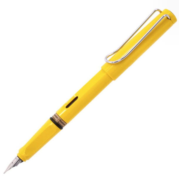 L018 SAFARI Fountain Pen Yellow (without Converter) Bold