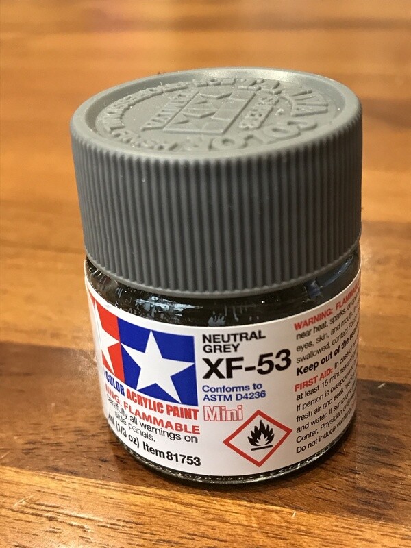 799-81753 XF-53 NEUTRAL GREY ACRYLIC FLATMINI