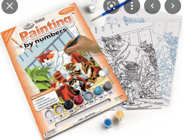 R-99380 PBN Cat and Kittens