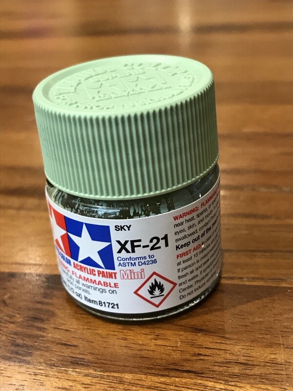 799-81721 XF-21 FLAT SKY ACRYLIC MINI