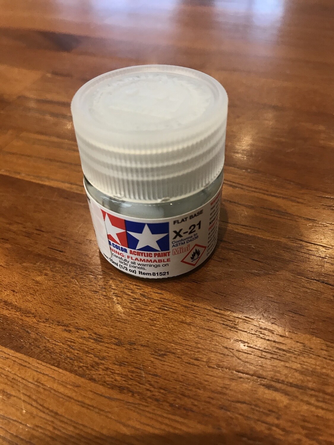 799-81521 X-21 FLAT BASE ACRYLIC MINI