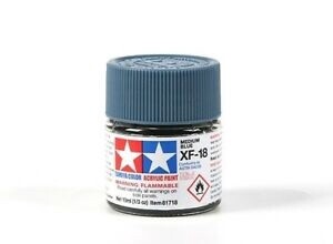 799-81718 XF-18 FLAT MEDIUM BLUE ACRYLIC MINI