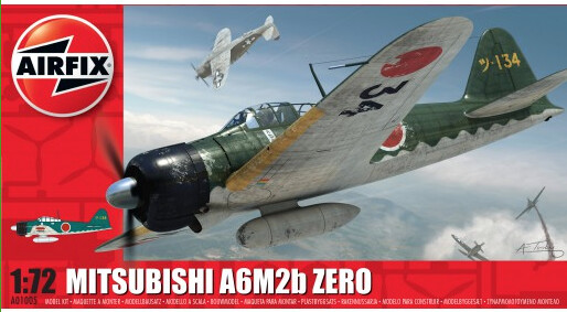 110-01005 AIR01005 MITSUBISHI A6M2B ZERO(1/72)