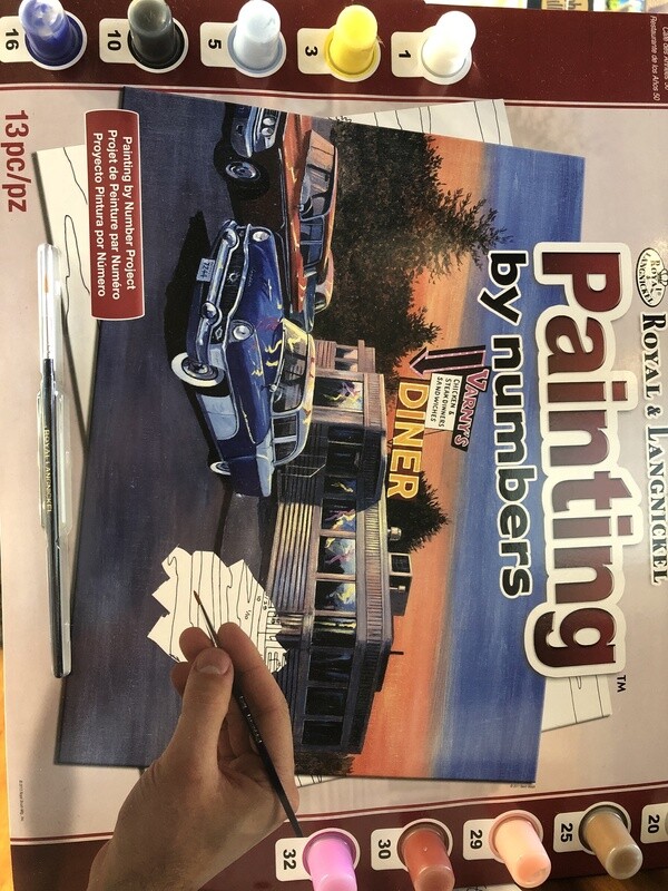 R-06843 Adult PBN 50&#39;s Diner